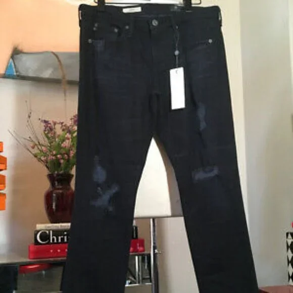 Adriano Goldschmed Black Stretch Cigarette Jeans